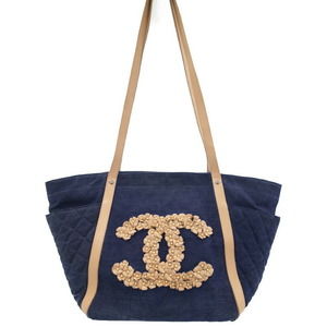 Chanel Cocomark Denim Tote Bag